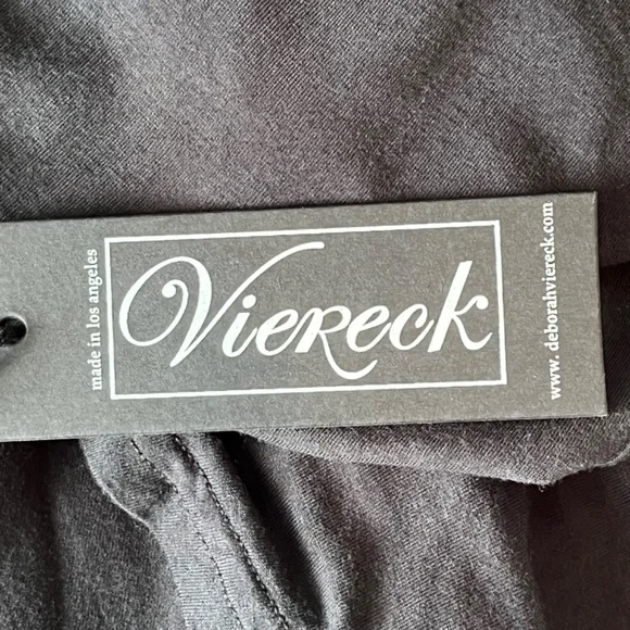 NWT Deborah Viereck Black Tie-Dye Midi Dress - Picture 9 of 10